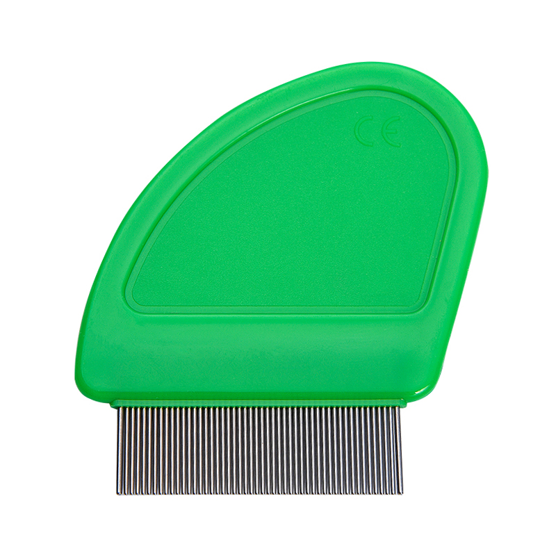 Kényelmes fogantyú finom fogakkal ellátott tetvfésű